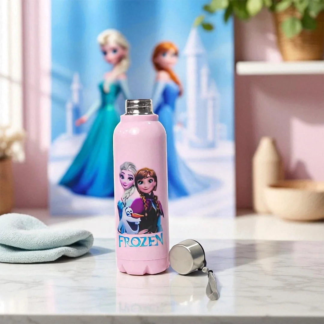 Kids Vacuum Bottle 700ml Pink Frozen MM3411