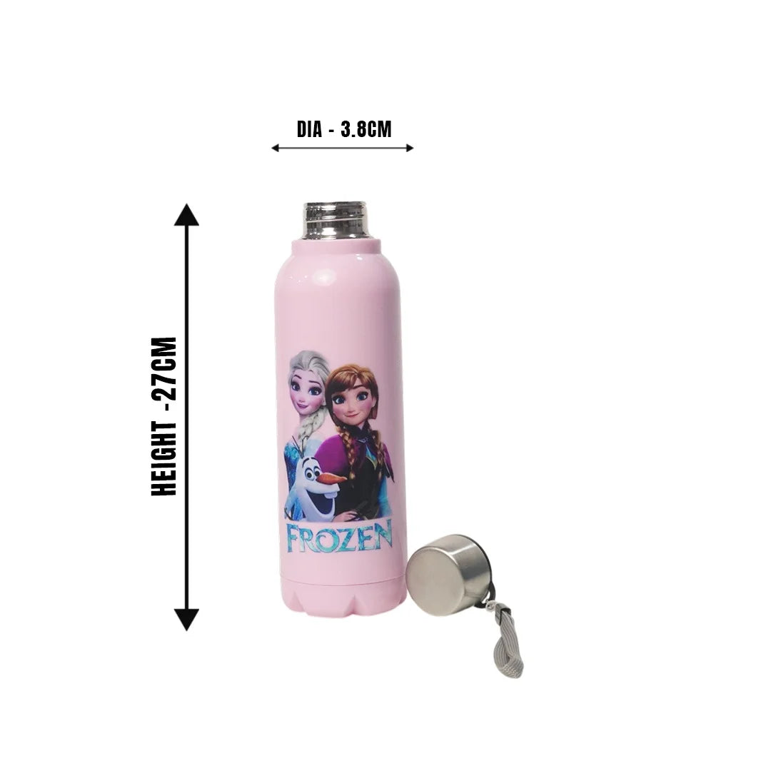 Kids Vacuum Bottle 700ml Pink Frozen MM3411