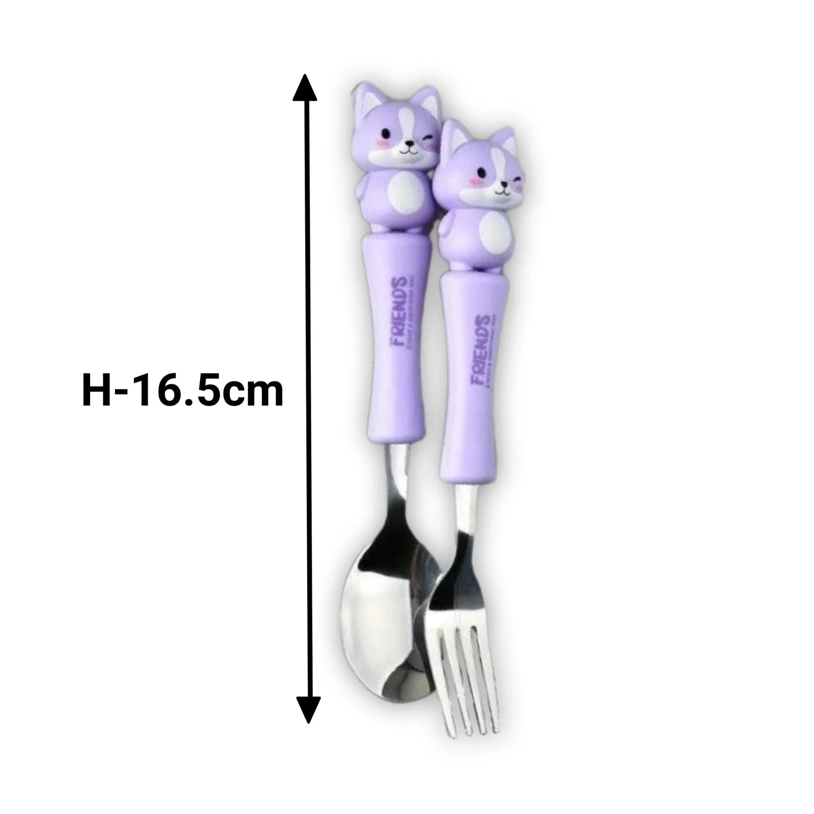 Puppy Kids Cutlery Set Purple MM2114