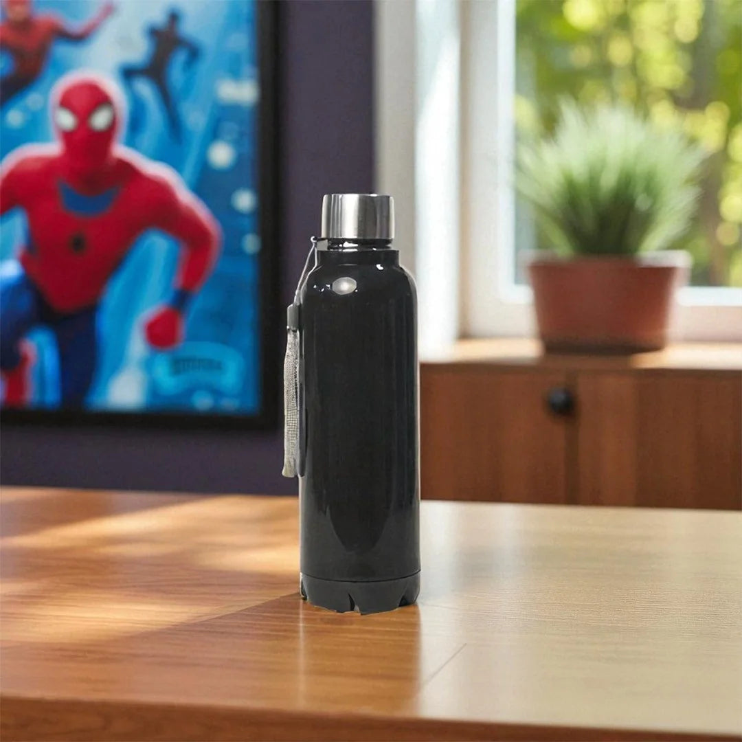 Kids Vacuum Bottle 700ml Black Marvel SpiderMan MM3409