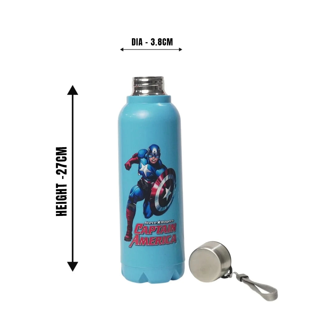 Kids Vacuum Bottle 700ml SkyBlue Captain America MM3415