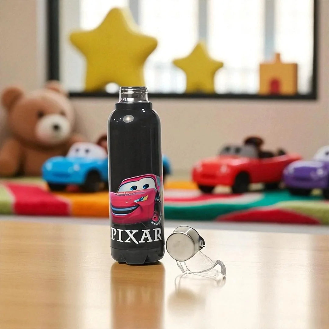 Kids Vacuum Bottle 700ml Black PIXAR MM3406