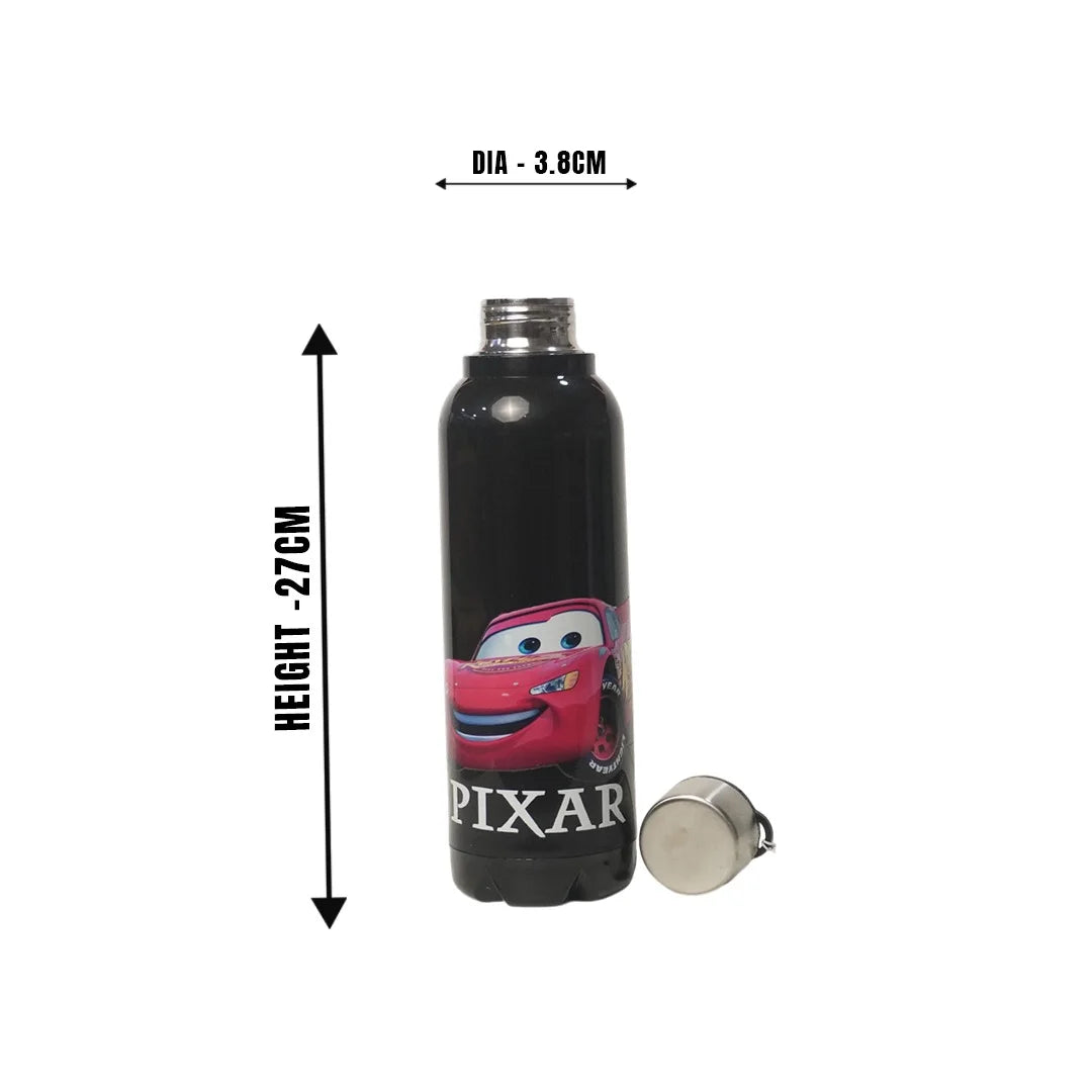 Kids Vacuum Bottle 700ml Black PIXAR MM3406