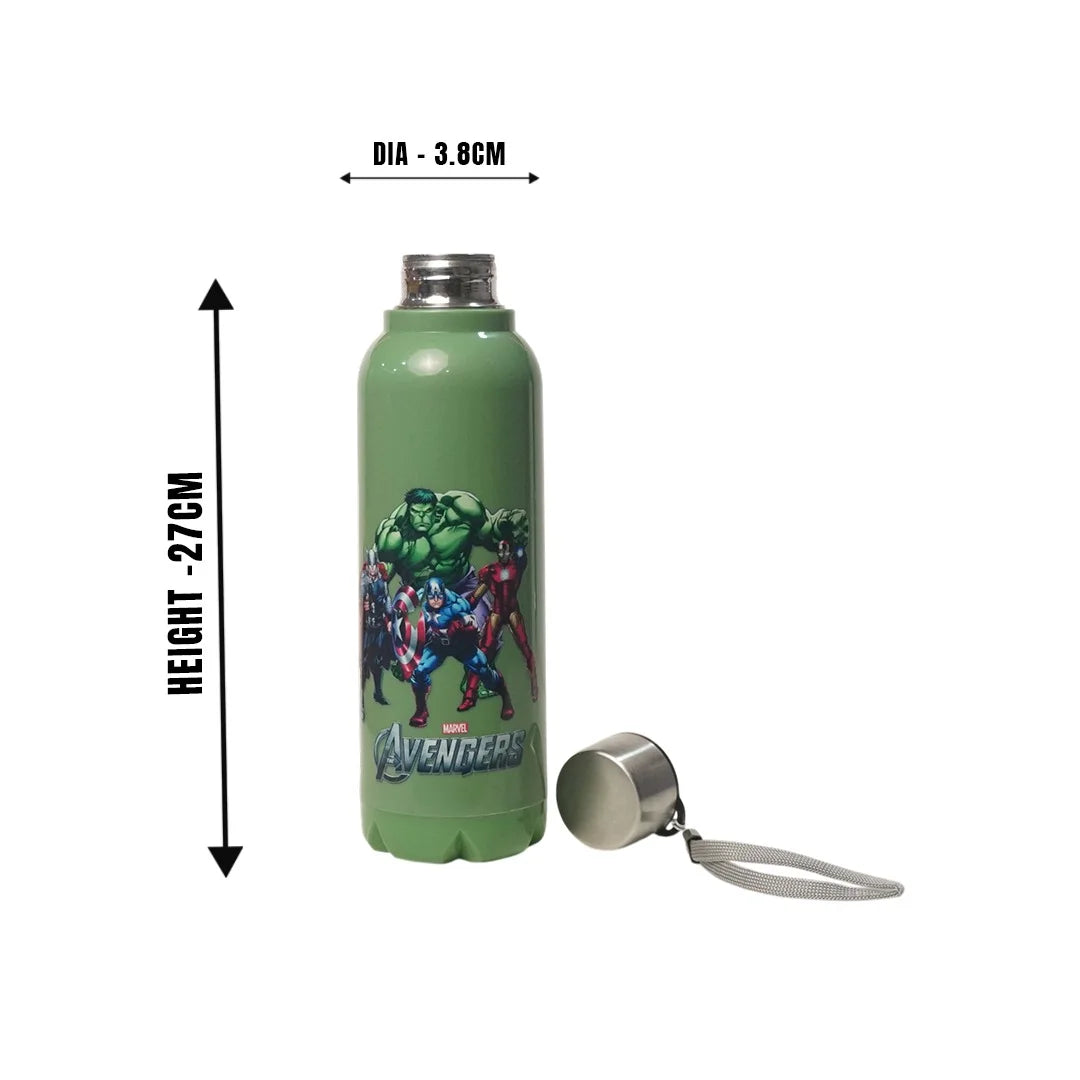 Kids Vacuum Bottle 700ml Sage Green Marvel Avengers MM3405