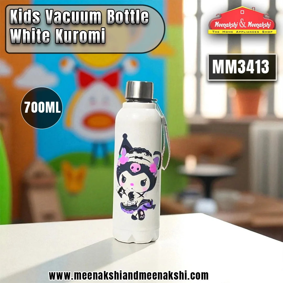Kids Vacuum Bottle 700ml White Kuromi MM3413