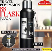 Travel Companion SS Flask - Black - 800 ml mm1049
