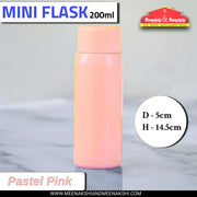 MM 200ml Mini Flask Pastel Pink MM2596