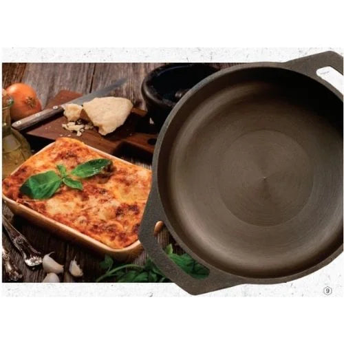 CI FLAT KADHAI 10 Inch