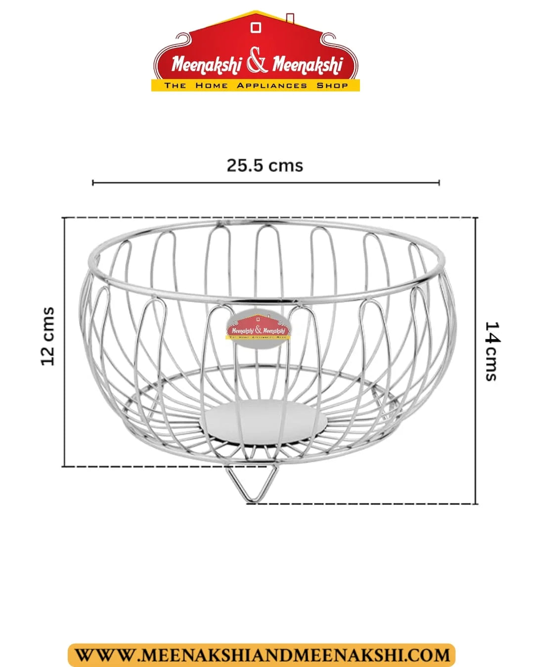 Mm SS Round fruit Bowl MM1505