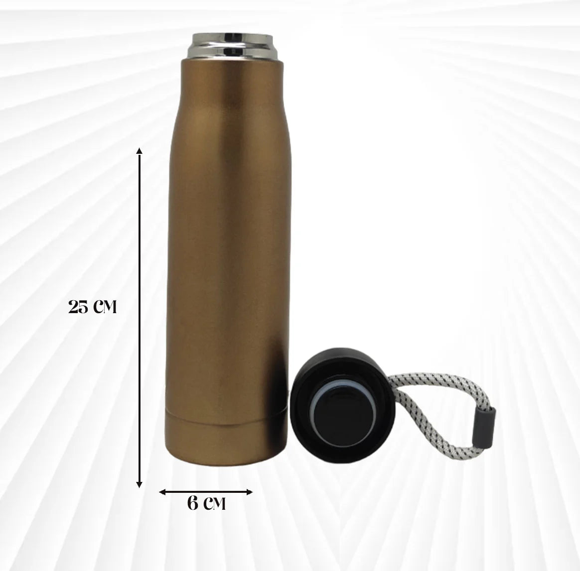 Hot & Cold Bottle 500 ml Dirt Brown MM742