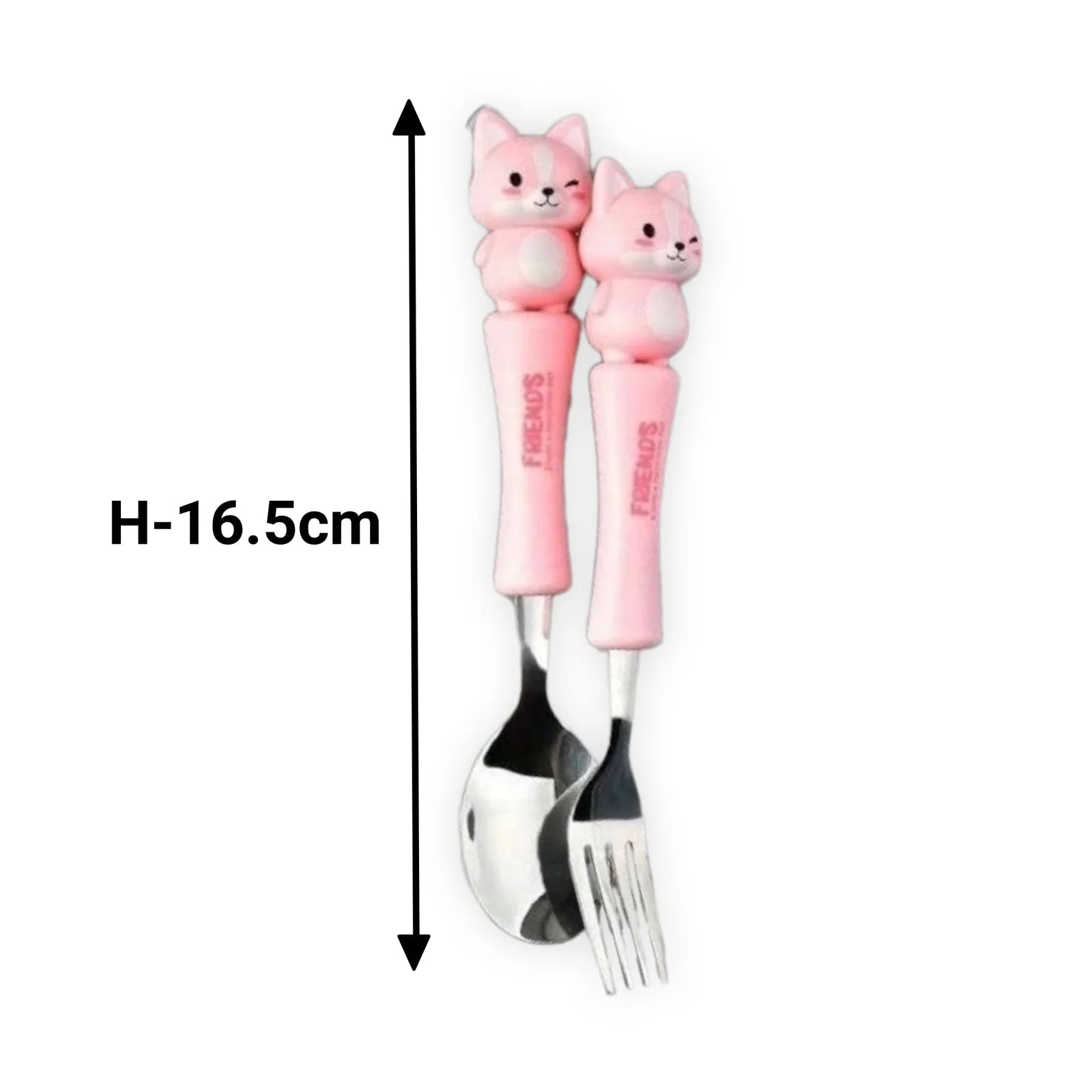 Puppy Kids Cutlery Set Pink MM2113