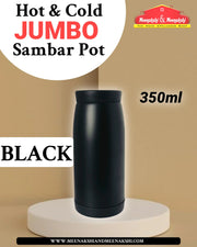 Hot & Cold Jumbo Sambar Pot Black 350ml MM2378