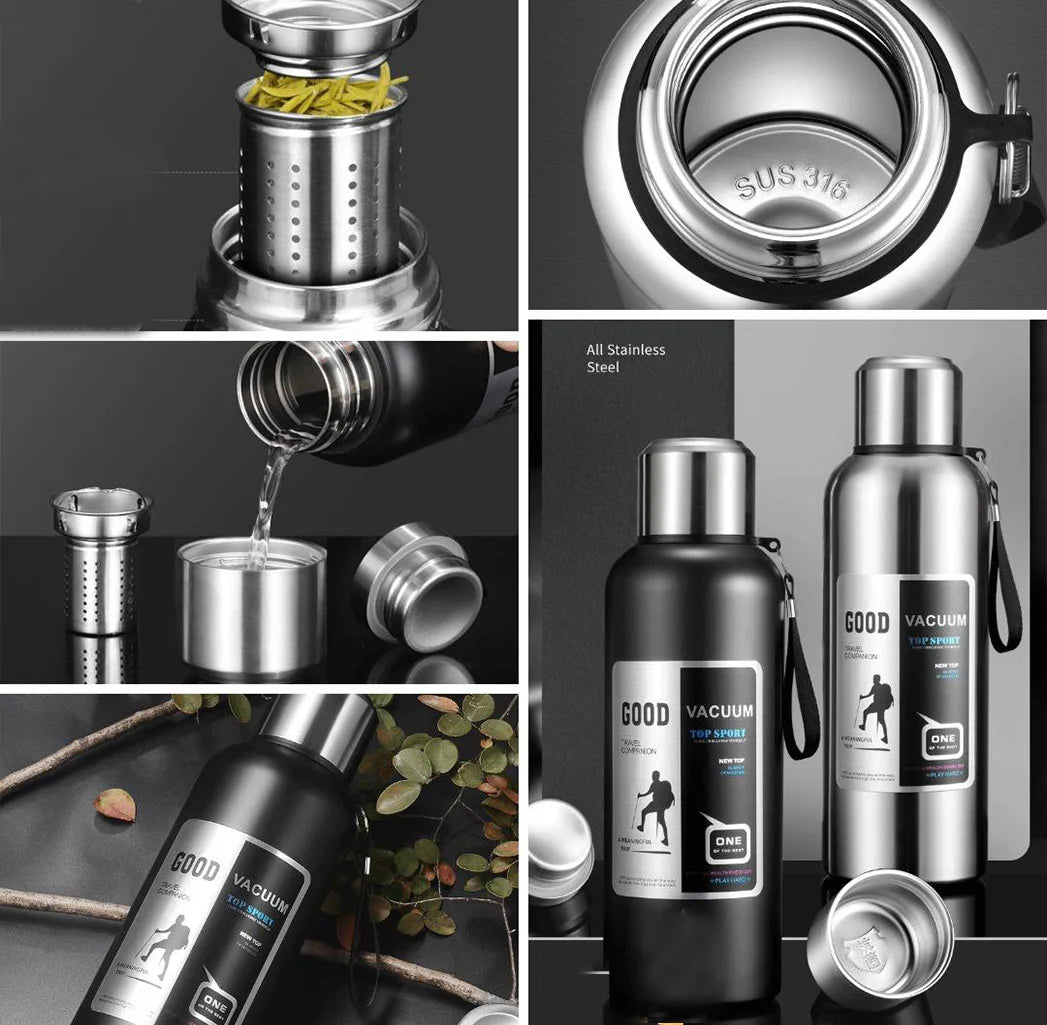 Travel Companion SS Flask - Silver - 800 ml mm1050