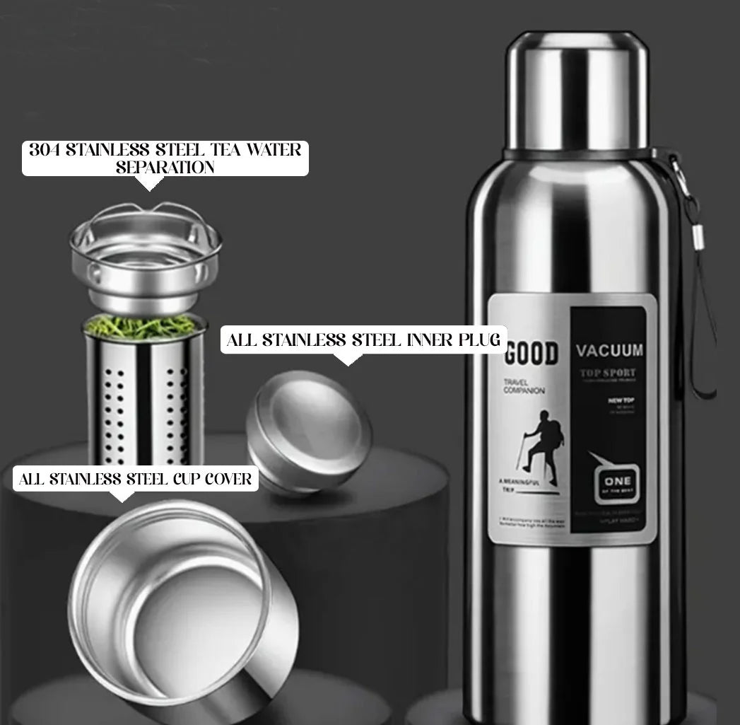 Travel Companion SS Flask - Silver - 800 ml mm1050