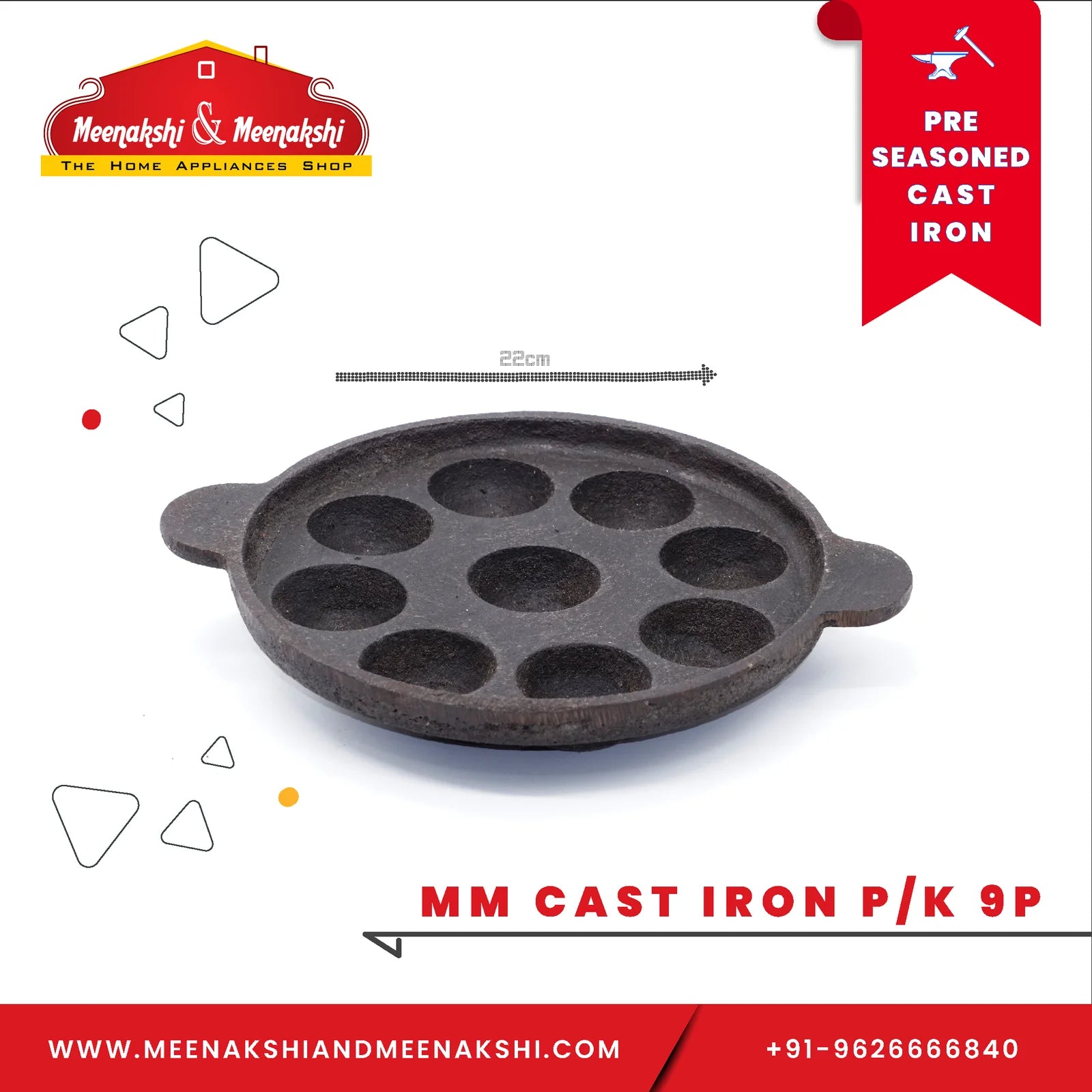 MM CAST IRON P/K 9P