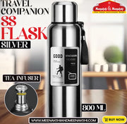 Travel Companion SS Flask - Silver - 800 ml mm1050