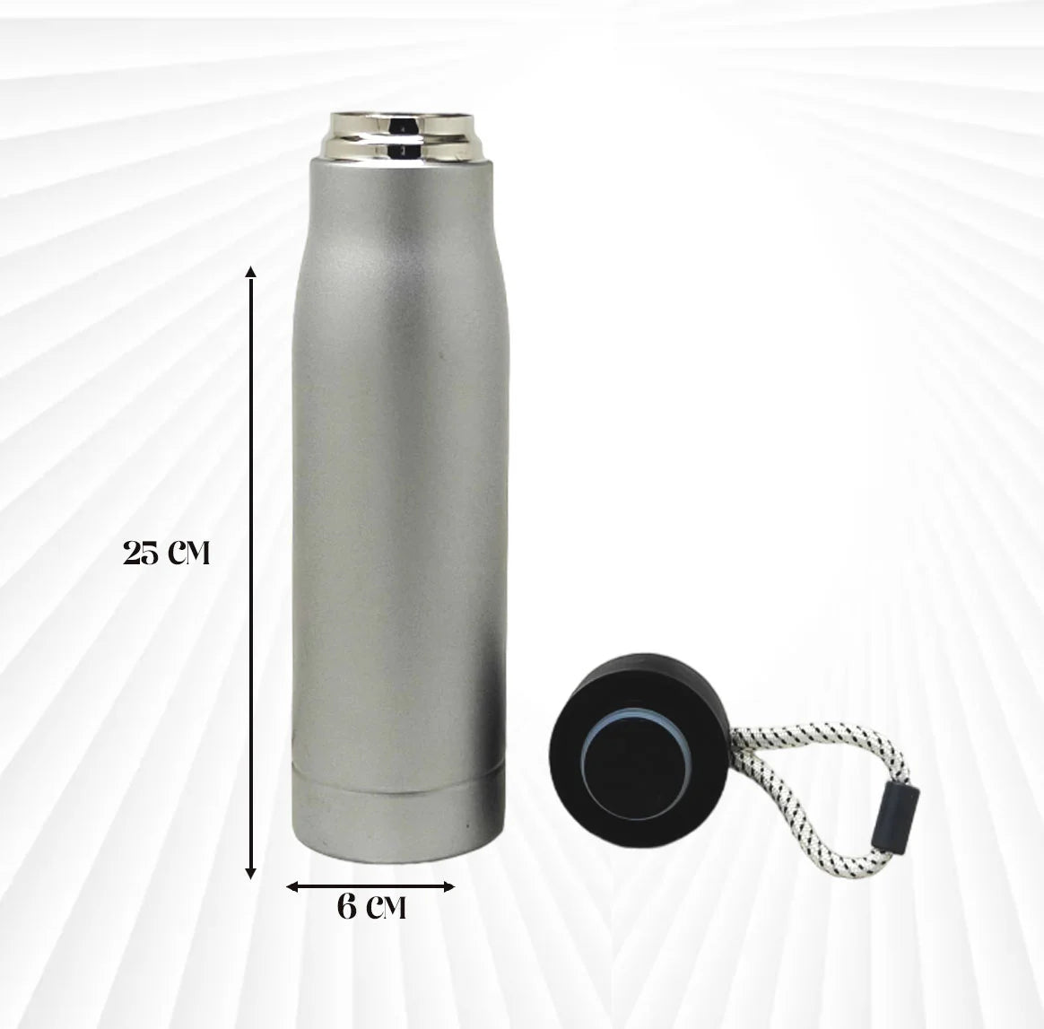 Hot & Cold Bottle 500 ml Silver MM741