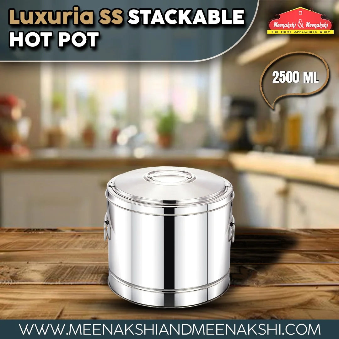 Luxuria SS Stackable HotPot 2500ml MM3134