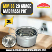 MM SS 20 Guage Madrassi Pot 2L MM3042