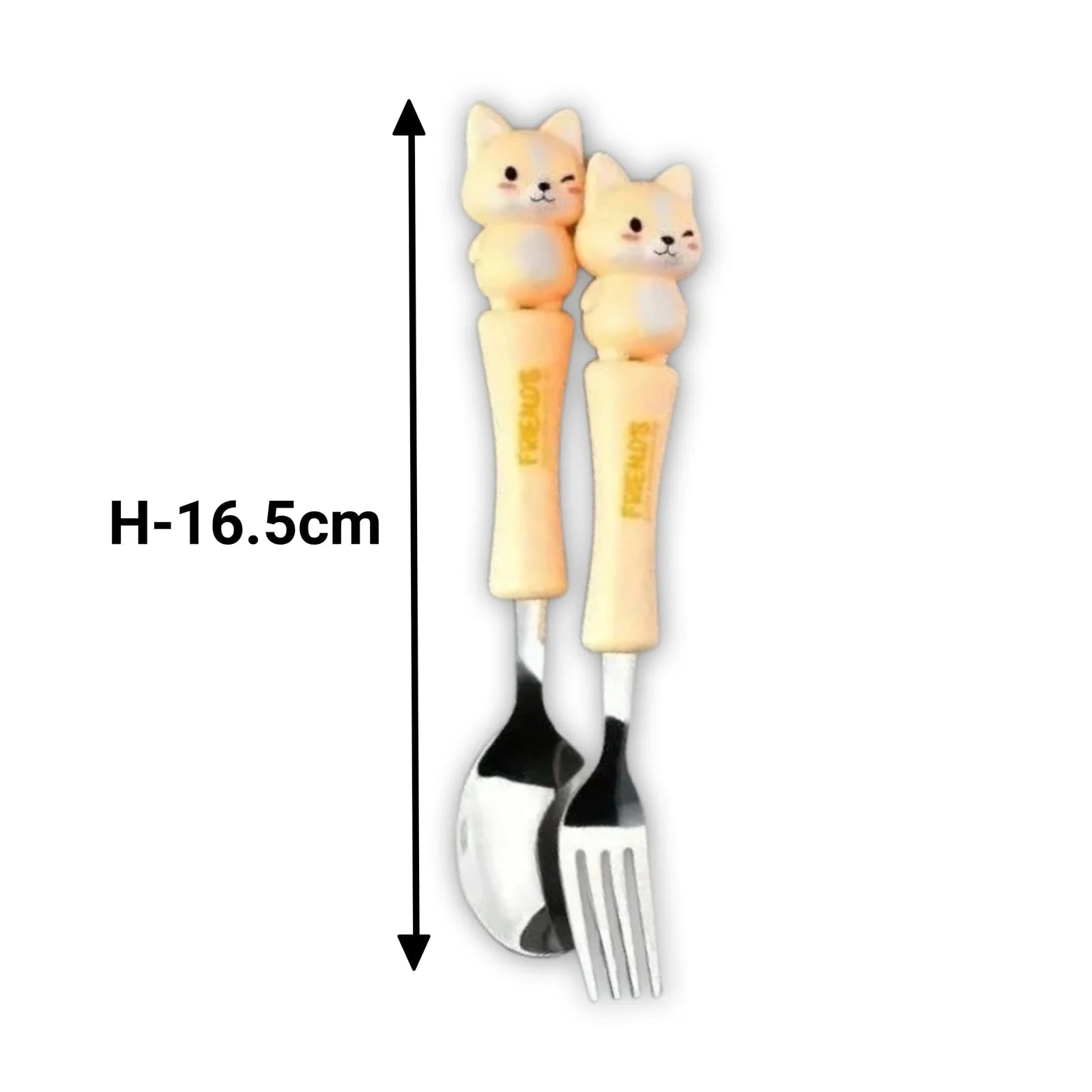 Puppy Kids Cutlery Set Peach MM2112