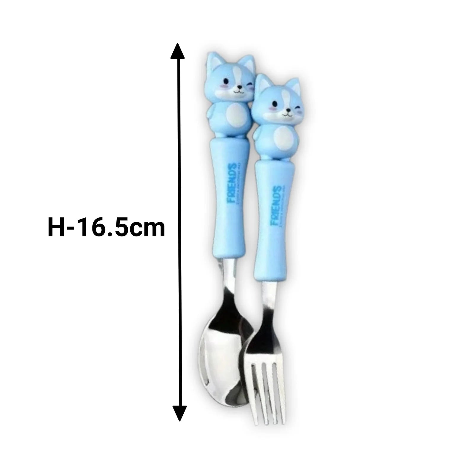 Puppy Kids Cutlery Set Blue MM2111