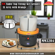 MM20 Table Top Tilting Grinder 3L Grey With Orange MM3204