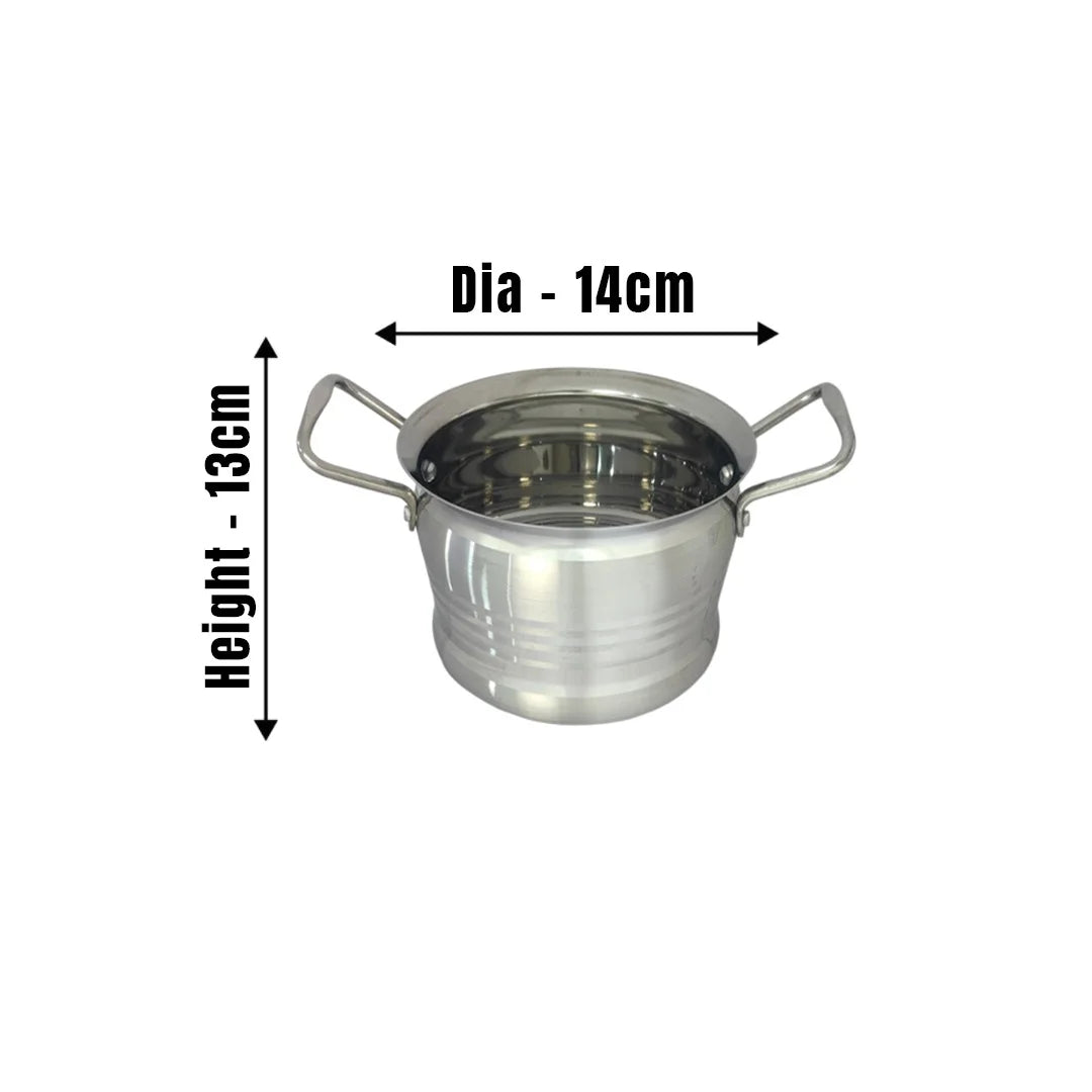 MM SS 20 Guage Bangalori Pot 1L MM3037