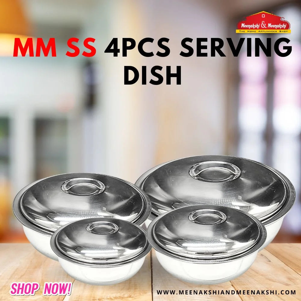 MM SS 4pcs serving dish