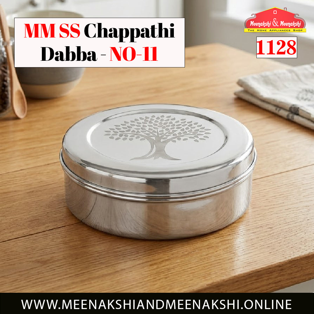 MM SS Chappathi Dabba N0-11 18cm/1.3L 1128