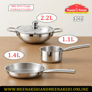 MM Triply 4PCS Cookware Combo 1202