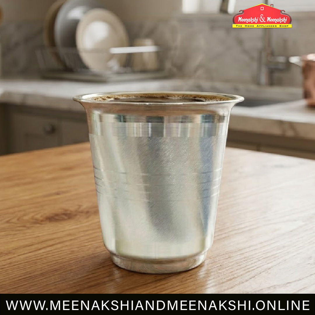 MM SS Silver Coating Mayuri Glass 150ml 436