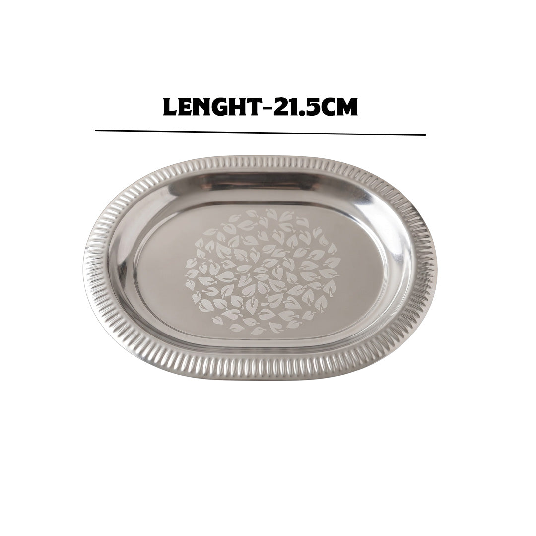 MM SS Silver Coated Capsule Tray Small 1126