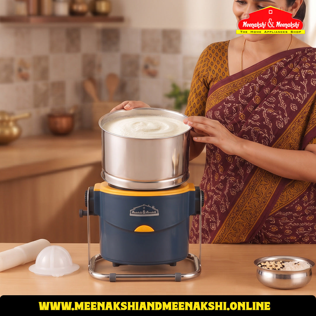 MM19 Table Top Tilting Grinder 2L Grey & MangoYellow 1150