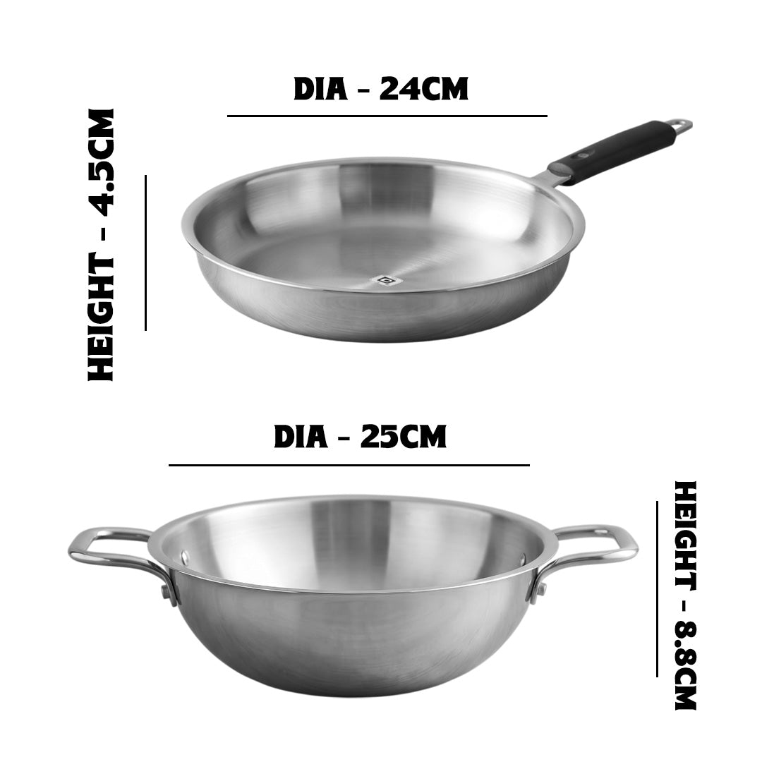 MM 5PCS Slim Touch Induction Stove Combo 2000W 1155