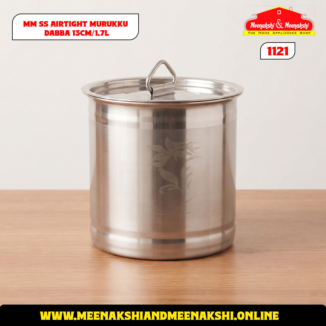 MM SS Airtight Murukku Dabba 13cm/1.7L 1121