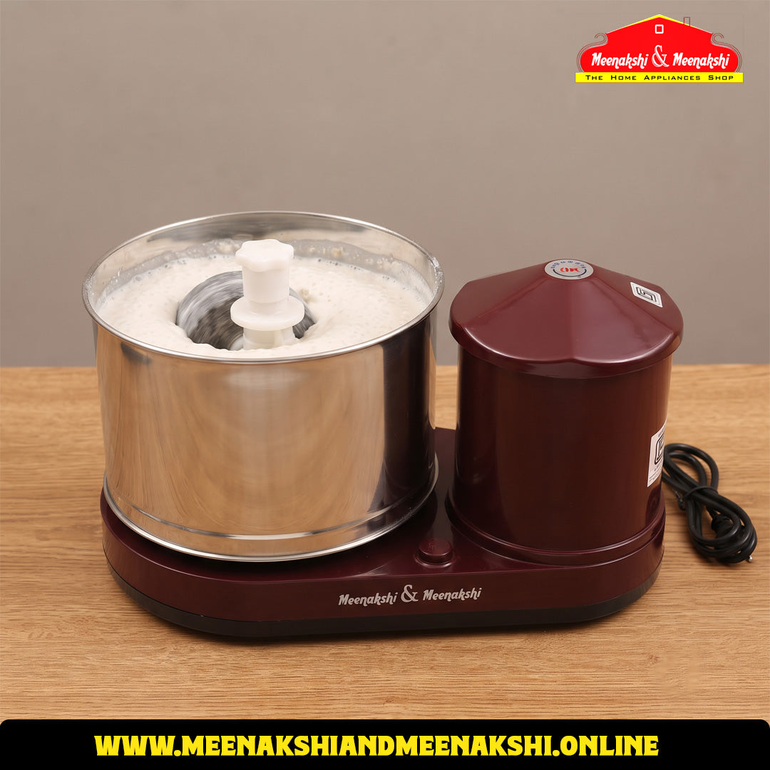 MM03 Table Top Wet Grinder 2L Cherry With Small Drum 1L 1151