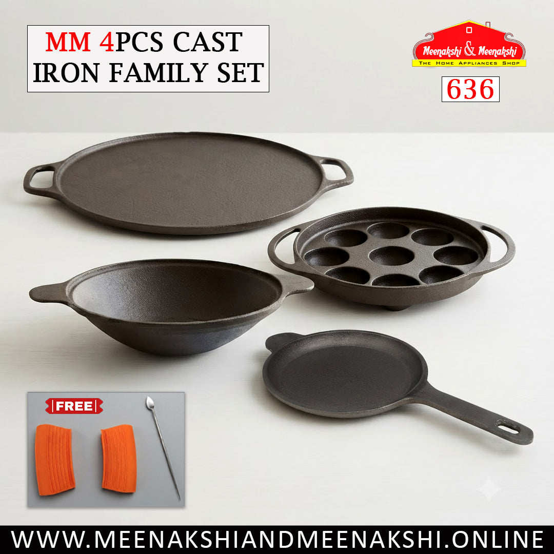 MM 4PCS Cast Iron Family Set 636