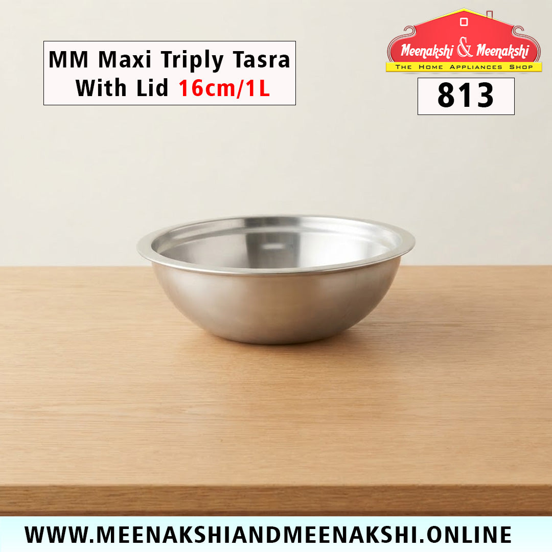 MM Maxi Triply Tasra With Lid