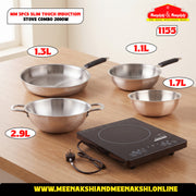 MM 5PCS Slim Touch Induction Stove Combo 2000W 1155