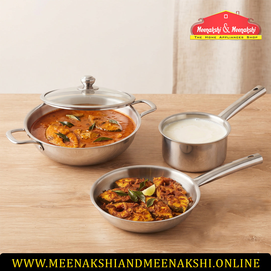 MM Triply 5PCS Cookware Combo 1202
