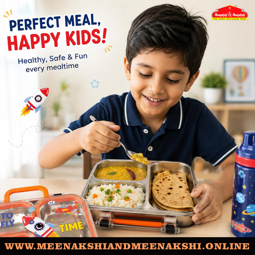 Bento 3 Partition Lunch Box 750ml