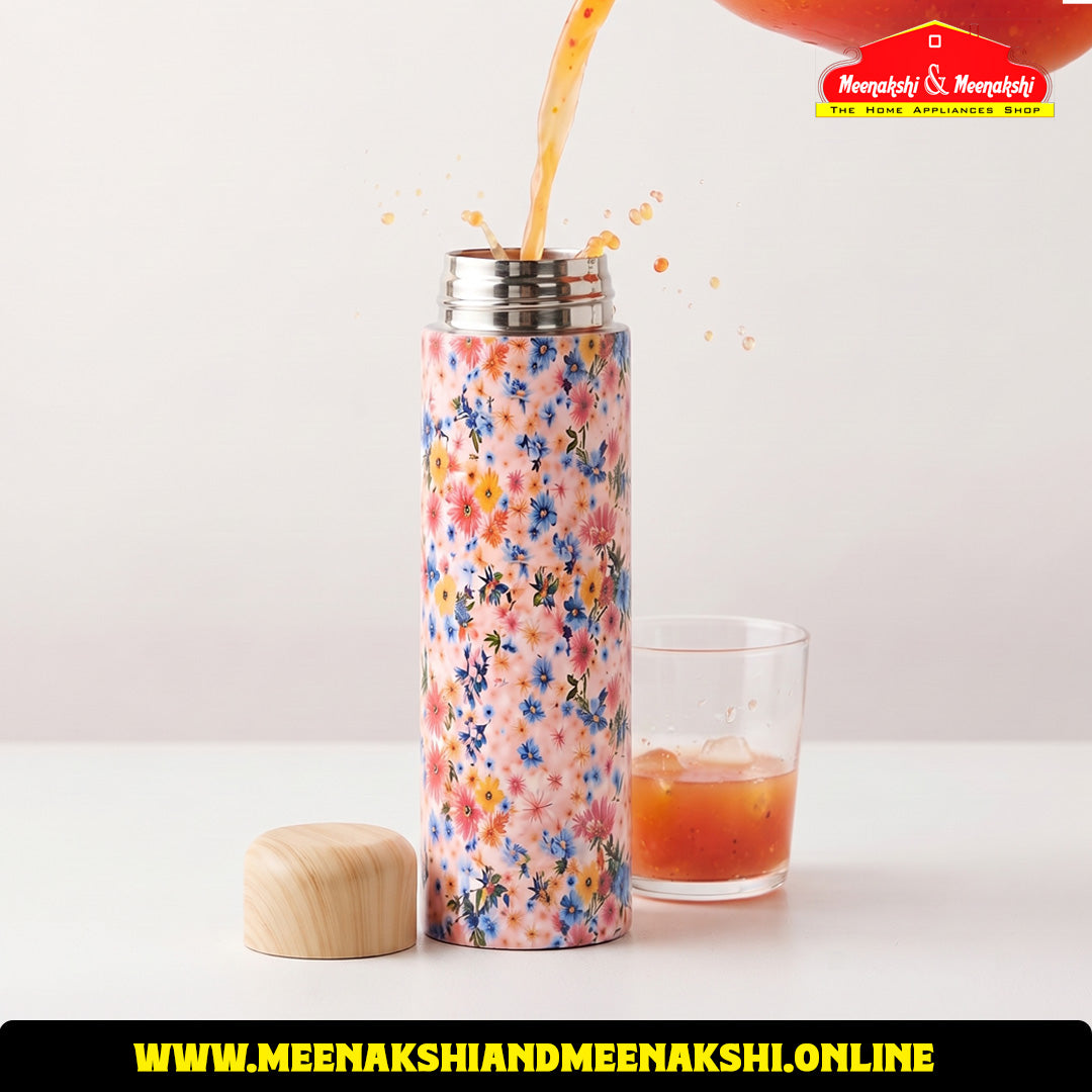 Floral Printed Mini Flask 250ml