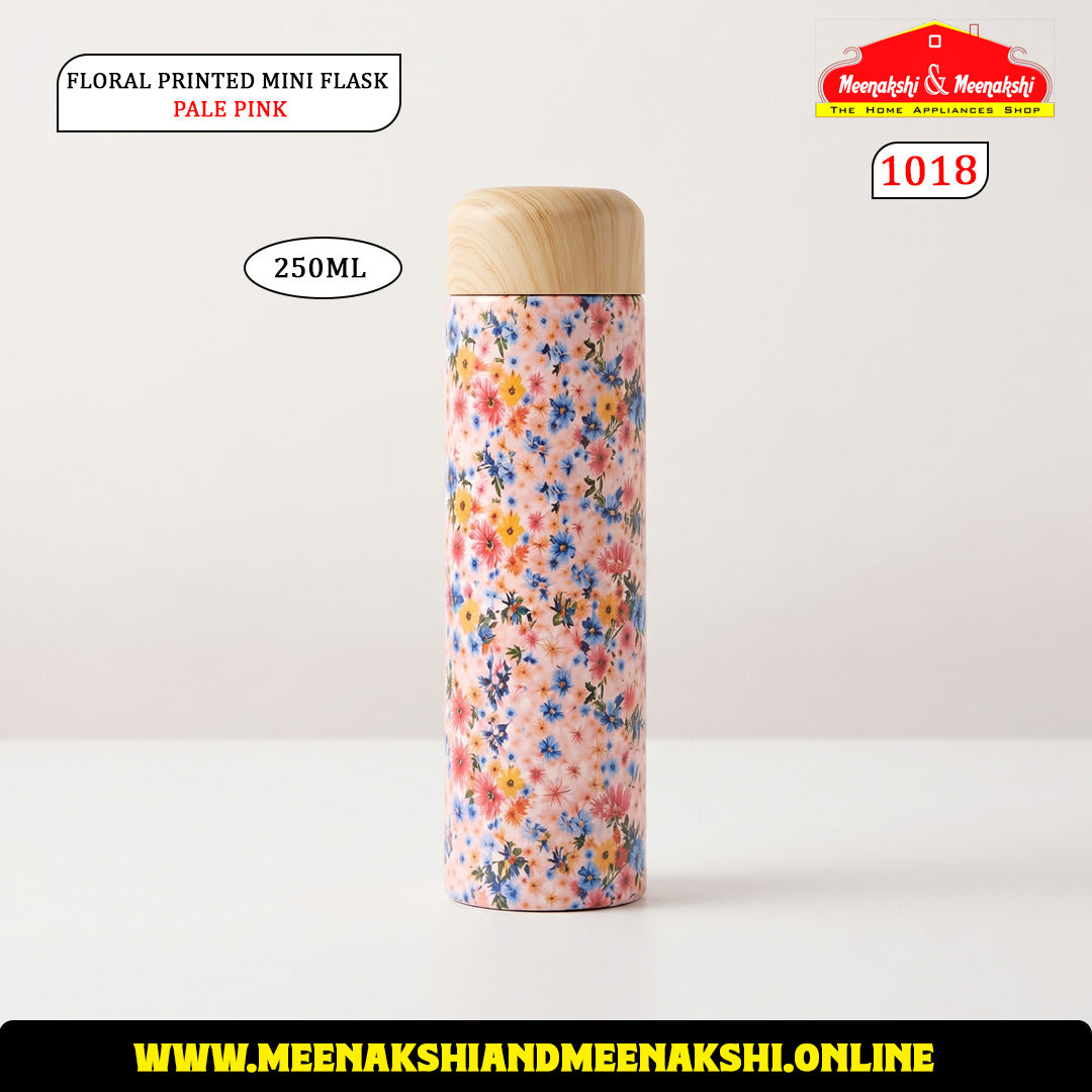 Floral Printed Mini Flask 250ml