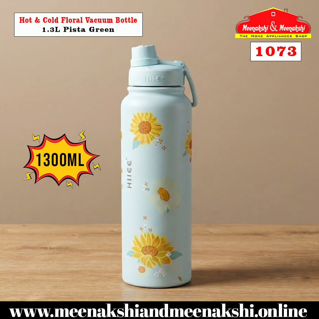 Hot & Cold Floral Vacuum Bottle 1.3L