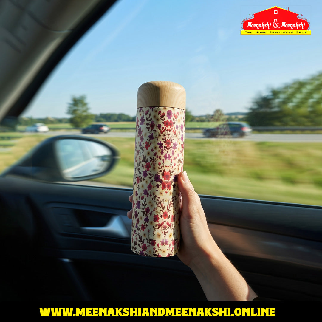 Floral Printed Mini Flask 250ml