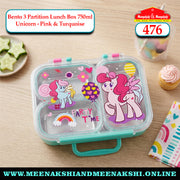 Bento 3 Partition Lunch Box 750ml