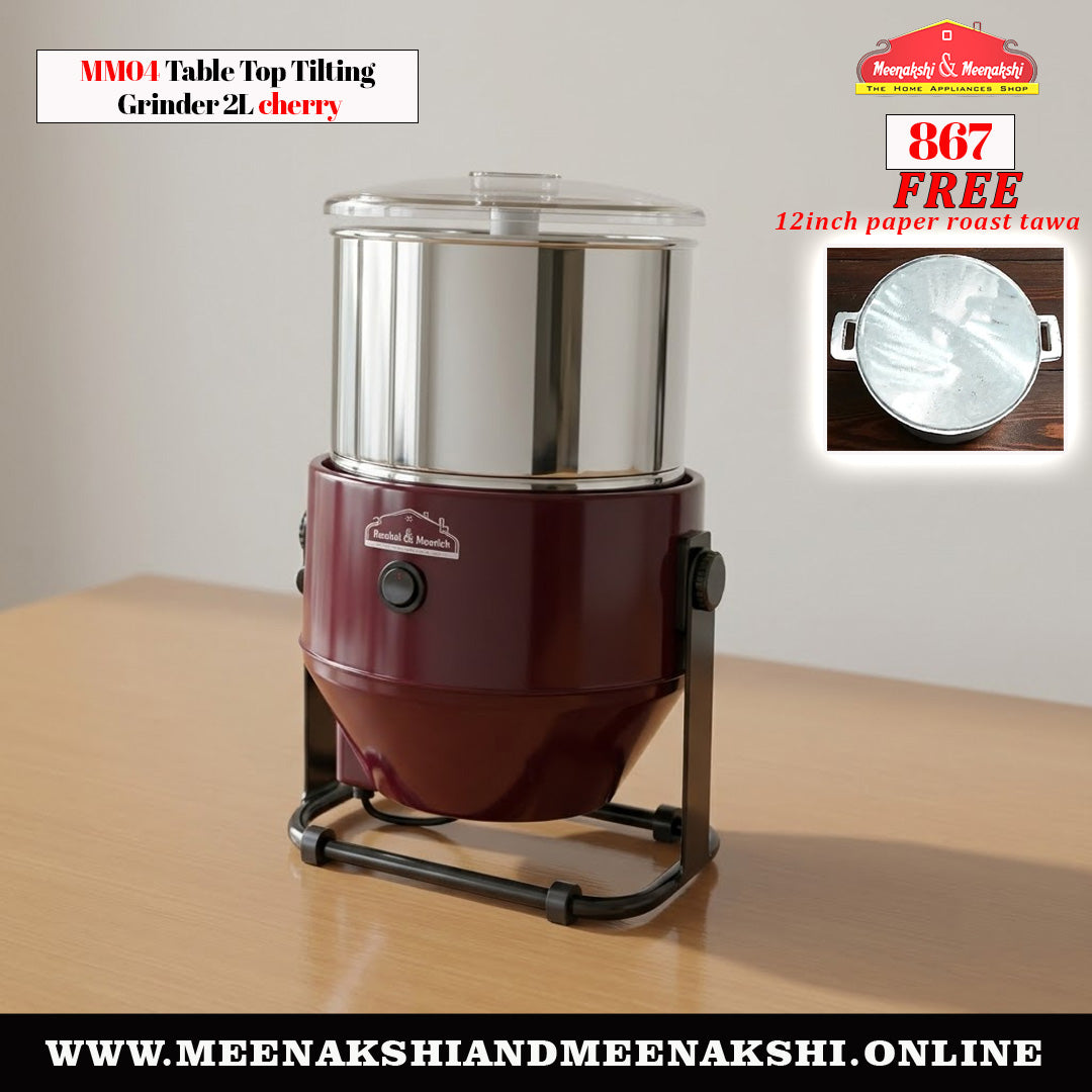 MM04 Table Top Tilting Grinder 2L Cherry 867