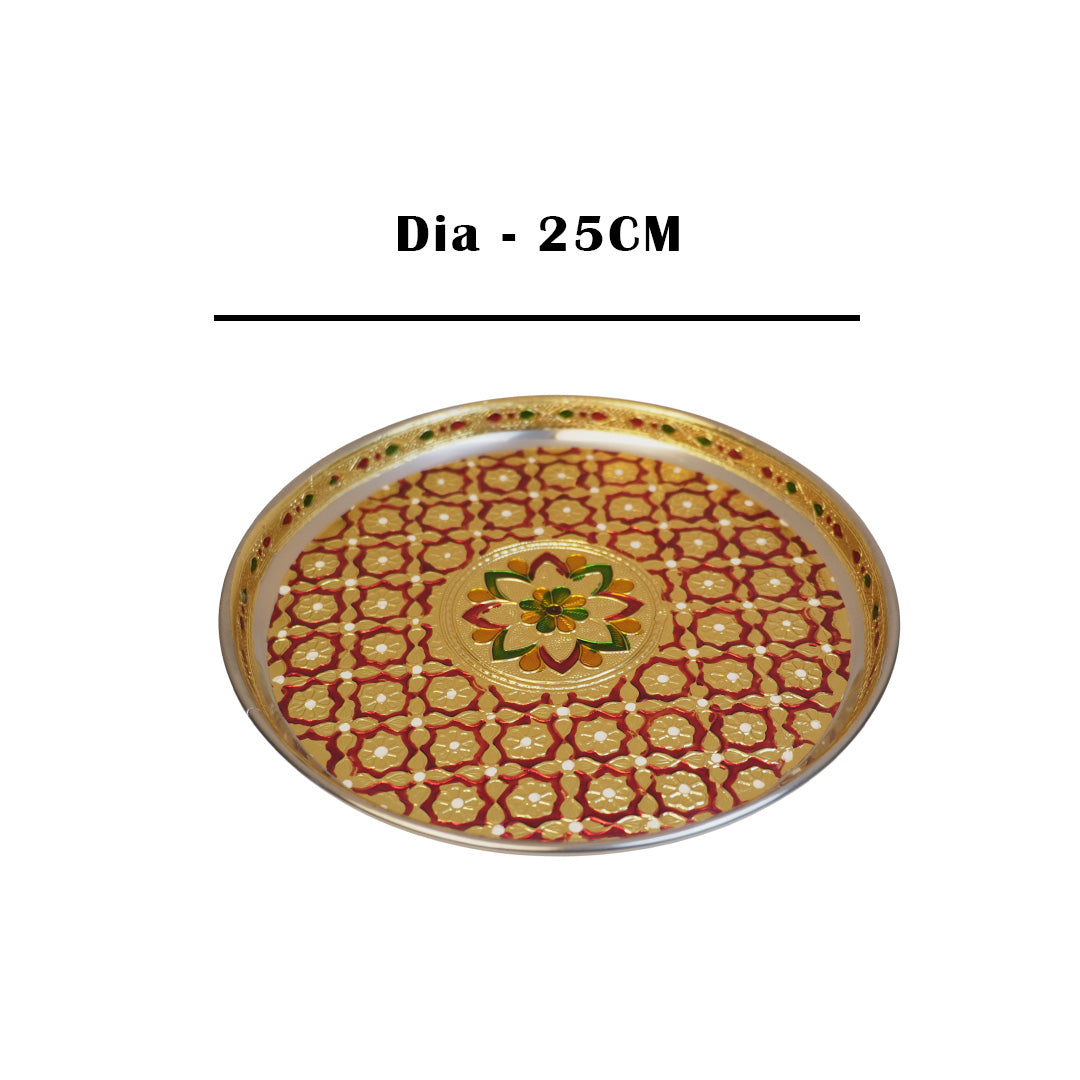 MM SS Meenakari Work Plate Big