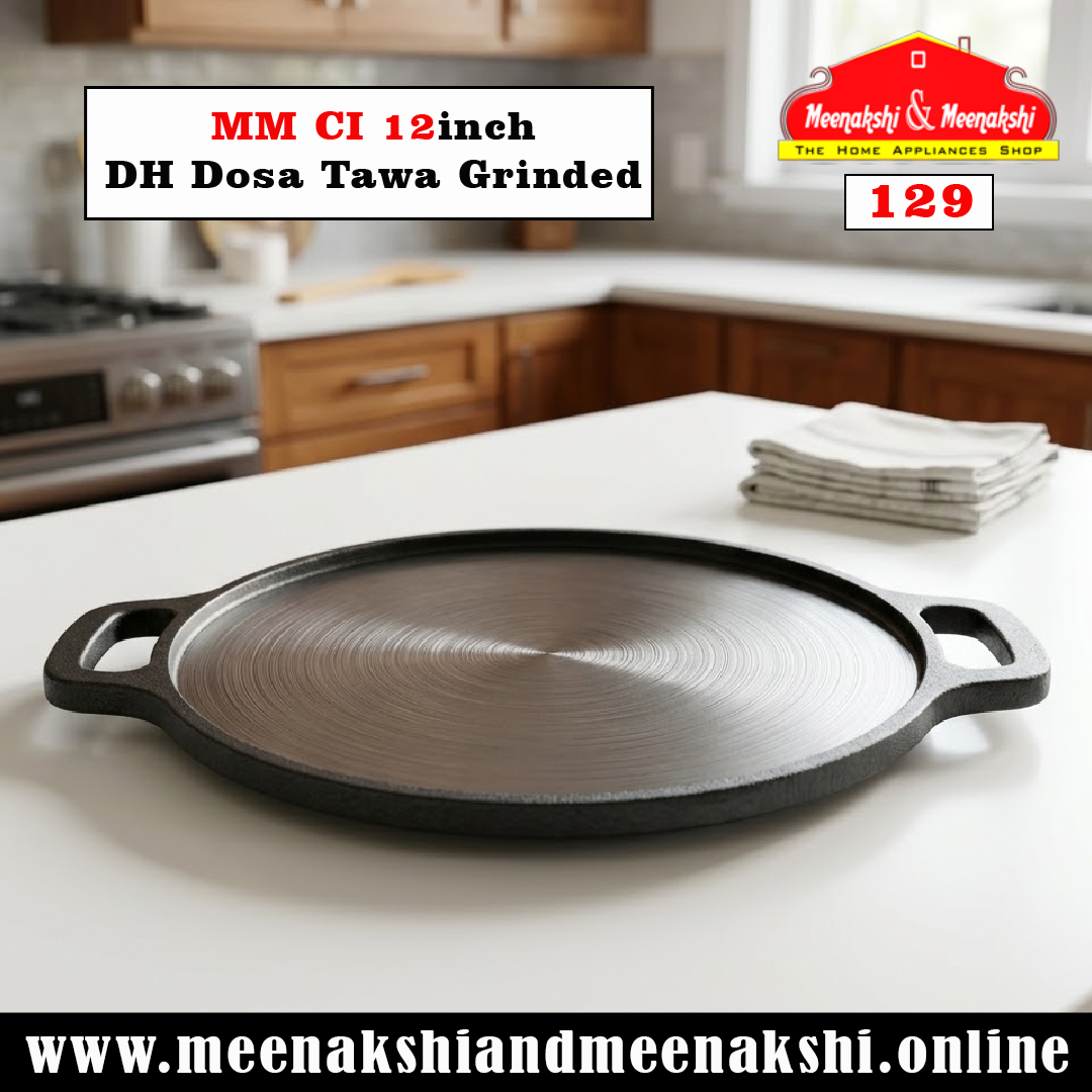 MM CI 12inch DH Dosa Tawa Grinded 129