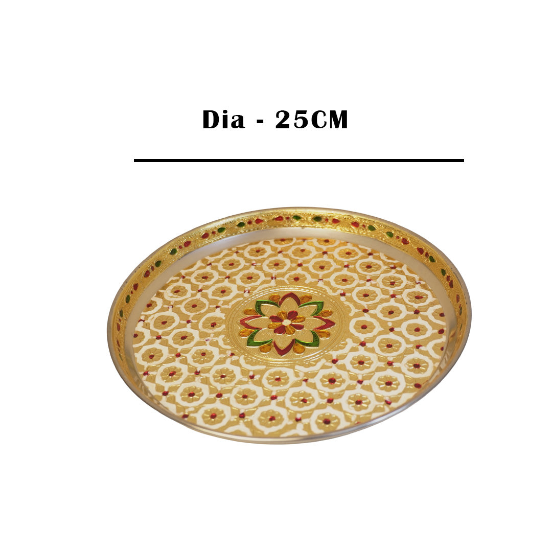 MM SS Meenakari Work Plate Big